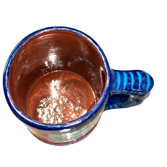 Hand Painted Sun Moon Fish Folk Art Mexican Style Celestial Fish Sun Moon Vintag - Picture 6 of 8